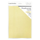 Load image into Gallery viewer, Craft Perfect Pearlescent Card Craft Perfect - Pearlescent Card - Ivory Sheen - A4 (5/PK) - 9512e