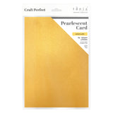 Load image into Gallery viewer, Craft Perfect Pearlescent Card Craft Perfect - Pearlescent Card - Lemon Lustre - A4 (5/PK) - 9510e