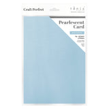 Load image into Gallery viewer, Craft Perfect Pearlescent Card Multipack of 4 Pearlescent Card - Blue Cashmere A4 - 9518E4