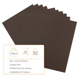 Load image into Gallery viewer, Craft Perfect Smooth Card Craft Perfect - Smooth Card - Espresso Brown - A4 (10/PK) - 9899e