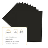 Load image into Gallery viewer, Craft Perfect Smooth Card Craft Perfect - Smooth Card - Jet Black - A4 (10/PK) - 9896E