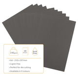 Load image into Gallery viewer, Craft Perfect Smooth Card Craft Perfect - Smooth Card - Pewter Grey - A4 (10/PK) - 9900E