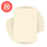 Load image into Gallery viewer, Craft Perfect Smooth Card Multipack of 4 Smooth Card - Ivory - A4 - 9568E4