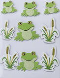 Load image into Gallery viewer, Little Birdie 3D Embellishment 9/Pkg Toad Pool