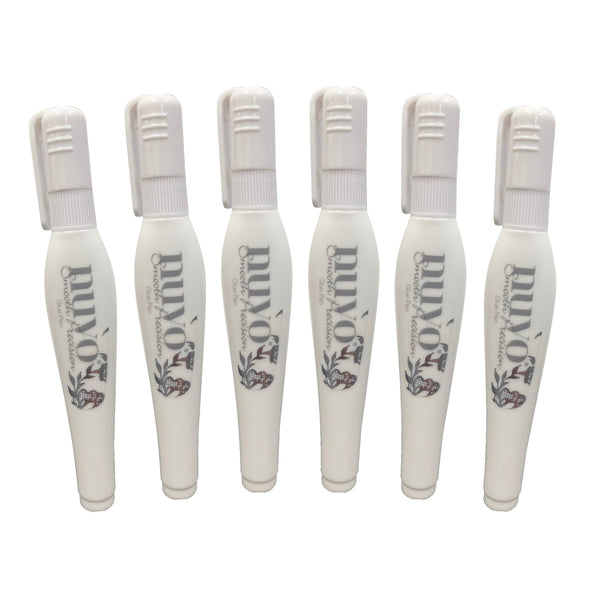 Nuvo Adhesives Multipack of 6 - Smooth Precision Glue Pen - 206n6