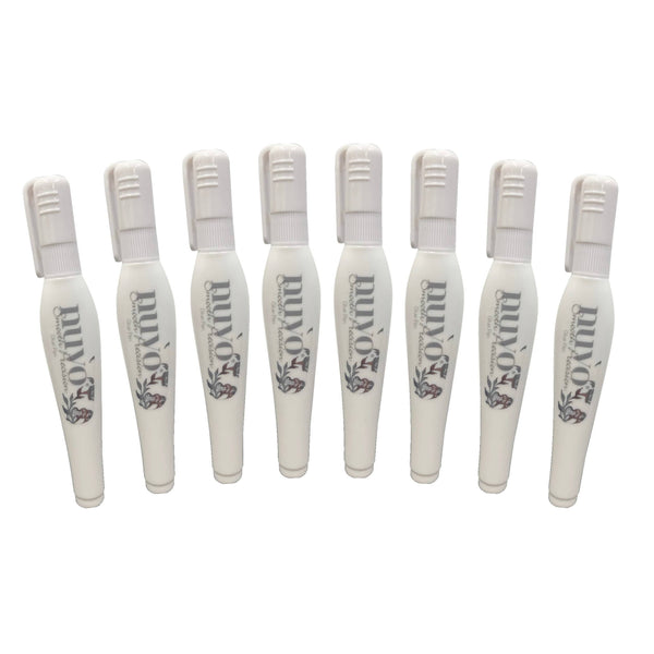 Nuvo Adhesives Multipack of 8 - Smooth Precision Glue Pen - 206n8