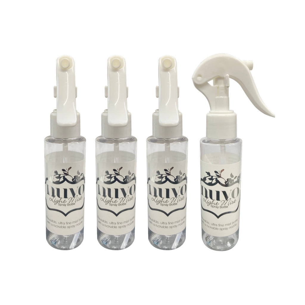 Nuvo Tools Multipack of 2 - Light Mist Reusable Spray Bottle - 849n2