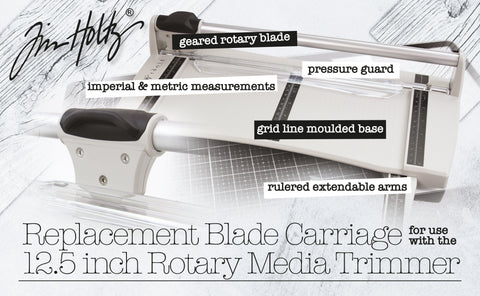 Tim Holtz Tools Tim Holtz - Rotary Trimmer Spare Blade Carriage - 3959e