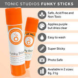 Load image into Gallery viewer, Tonic Studios Adhesives Multipack of 4 - Funky Stick 8g | Glue Stick - 424e4