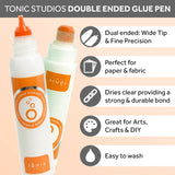 Load image into Gallery viewer, Tonic Studios Adhesives Tonic Studios - Double Ended Glue Pen	- 29.5ml / 1 fl.oz - 421E