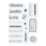 Load image into Gallery viewer, Tonic Studios bundle A Lifetime of Adventure Mini Memory Book Creator Stamp Set -5502e