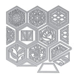 Load image into Gallery viewer, Tonic Studios bundle Marvellous Mosaic Hexagons Die Set - 5498e