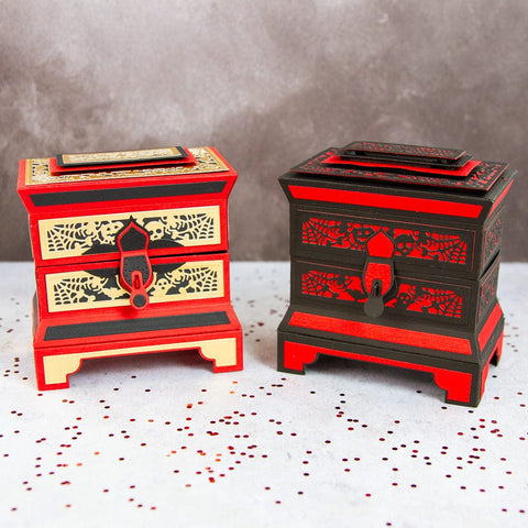 Tonic Studios Bundle Sepulchre Box & Happy Hauntings Embellishment Die Set Collection - DB150