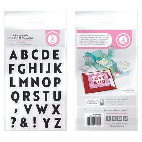 Tonic Studios bundle Simple Alphabet 4