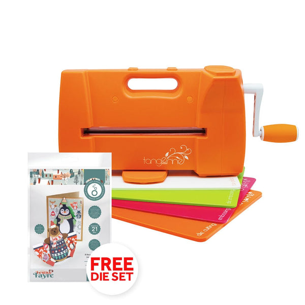 Tonic Studios bundle Tangerine Die Cutting Machine with FREE Jumping Buddies Die Set - TB01