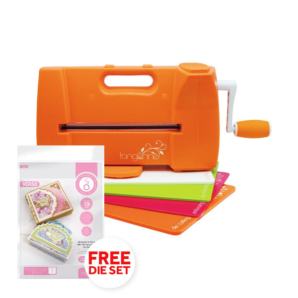 Tonic Studios bundle Tangerine Die Cutting Machine With FREE Moments in Time Mini Memory Book - TB05