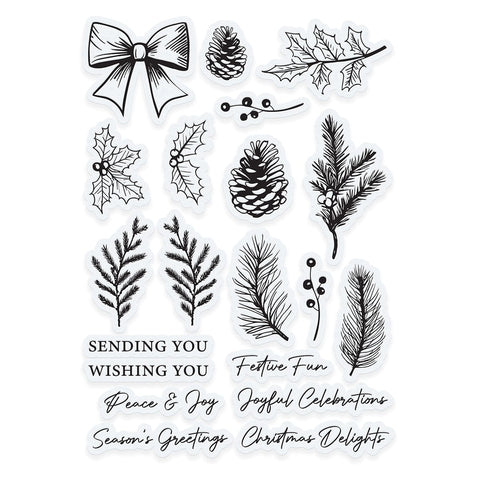 Tonic Studios bundle Timeless Tidings Stamp Set - 5531e