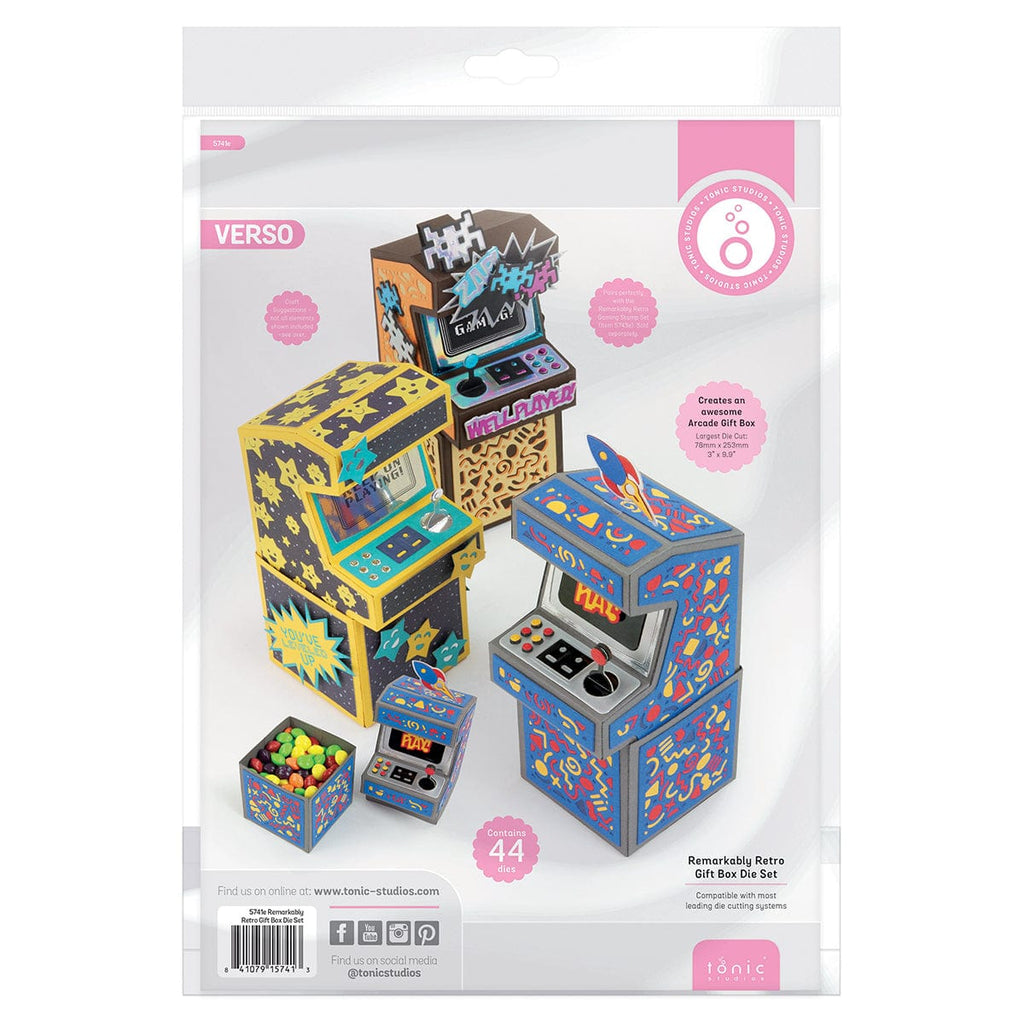 Tonic Studios Designers Choice Remarkably Retro Gift Box Die Set - 5741e