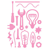 Load image into Gallery viewer, Tonic Studios Die Cutting Bulbs and Bolts - Create &amp; Make Die &amp; Stamp Set - CREATE07