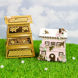 Load image into Gallery viewer, Tonic Studios Die Cutting Buzzing Beehive House Gift Box Die Set - 5111e