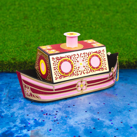 Tonic Studios Die Cutting Charming Canal Boat Gift Box - Showcase Die Set - SHOW52