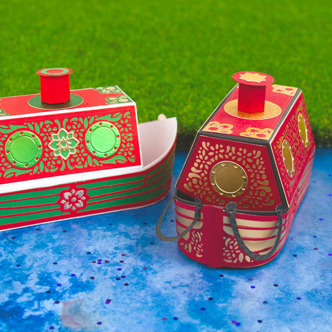 Tonic Studios Die Cutting Charming Canal Boat Gift Box - Showcase Die Set - SHOW52