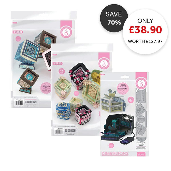 Tonic Studios Die Cutting Dimensional Gift Boxes Die Sets - 3 Pack Collection