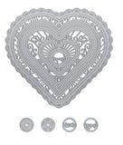 Load image into Gallery viewer, Tonic Studios Die Cutting Heart Layering Lace Die Set - 5487e