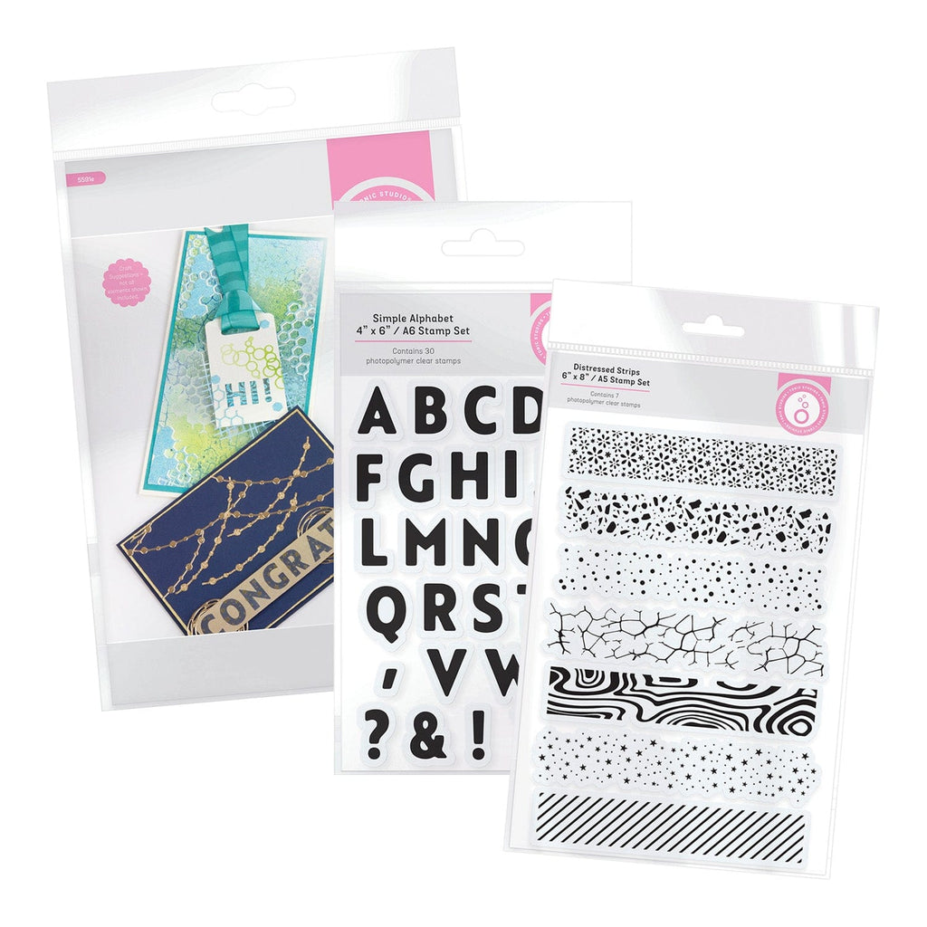 Tonic Studios Die Cutting Scribbles, Textures & Patterns - Die and Stamp Collection - DB127