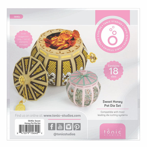 Tonic Studios Die Cutting Sweet Honeypot Die Set - CREATE11