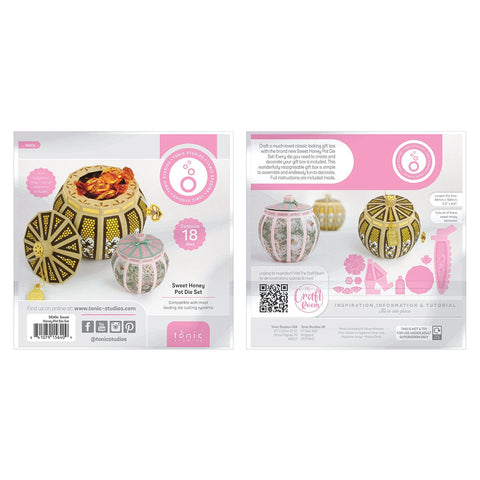 Tonic Studios Die Cutting Sweet Honeypot Die Set - CREATE11