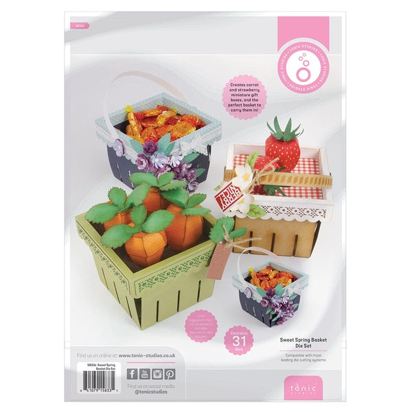 Tonic Studios Die Cutting Sweet Spring Basket - Showcase Die Set - SHOW54