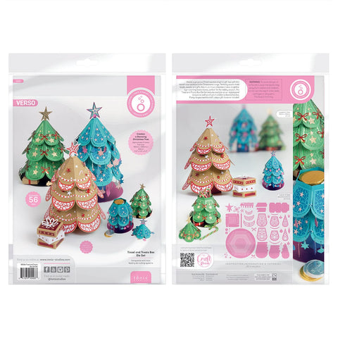 Tonic Studios Die Cutting Tinsel and Treats Box Die Set - 5503e