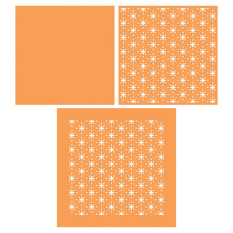 Tonic Studios Die Cutting Tonic Studios - Daisies & Dots Texture Panel Die Set - 5086e