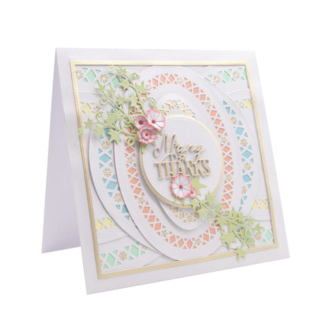 Tonic Studios Die Cutting Tonic Studios - Intricate Oval Layering Die Set - 5163E