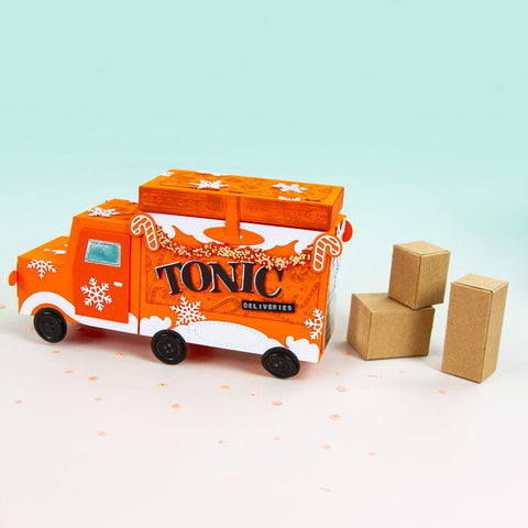 Tonic Studios Die Cutting Truck & Track Christmas Advent Die Set - BDAY24-07