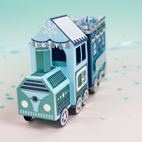 Tonic Studios Die Cutting Truck & Track Christmas Advent Die Set - BDAY24-07