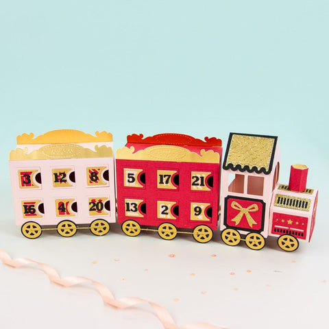 Tonic Studios Die Cutting Truck & Track Christmas Advent Die Set - BDAY24-07