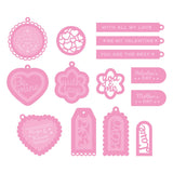 Load image into Gallery viewer, Tonic Studios Die Cutting With Love Tag Die &amp; Stamp Set - BF23-05