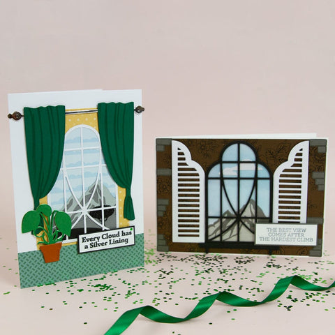 Tonic Studios Die Cutting Wonderful Windows Downtown View Die Set - 5389e