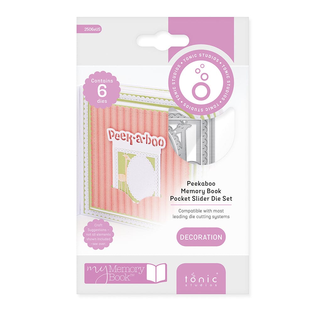 Tonic Studios Dimensions Tonic Studios - Dimensions - Peekaboo Memory Book Pocket Slider Die Set - 2506E