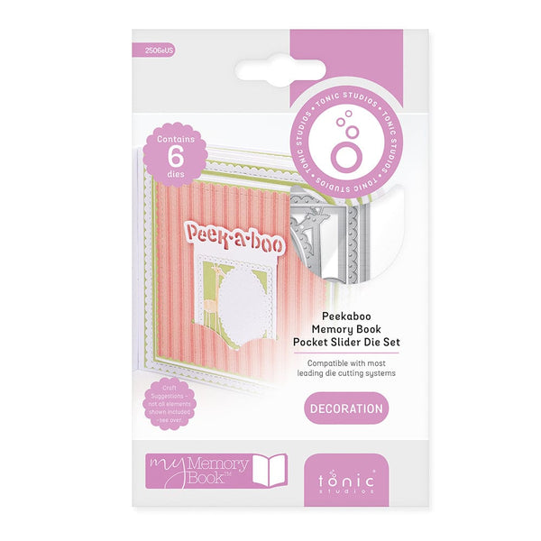 Tonic Studios Dimensions Tonic Studios - Dimensions - Peekaboo Memory Book Pocket Slider Die Set - 2506E