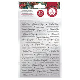 Load image into Gallery viewer, Tonic Studios Essentials Timeless Tidings Season&#39;s Greetings 3d Embossing Folder - 5527e