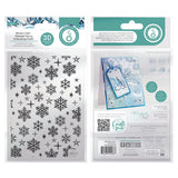 Load image into Gallery viewer, Tonic Studios Essentials Winter&#39;s Veil Midnight Flurry 3d Embossing Folder - 5568e