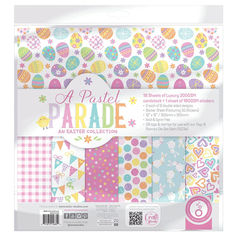 Tonic Studios Printed Papers A Pastel Parade 12