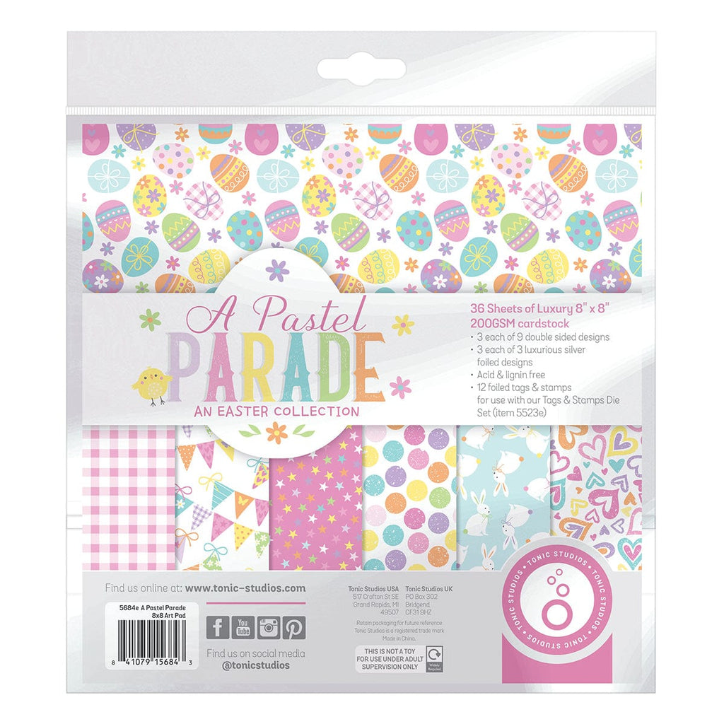 Tonic Studios Printed Papers A Pastel Parade 8