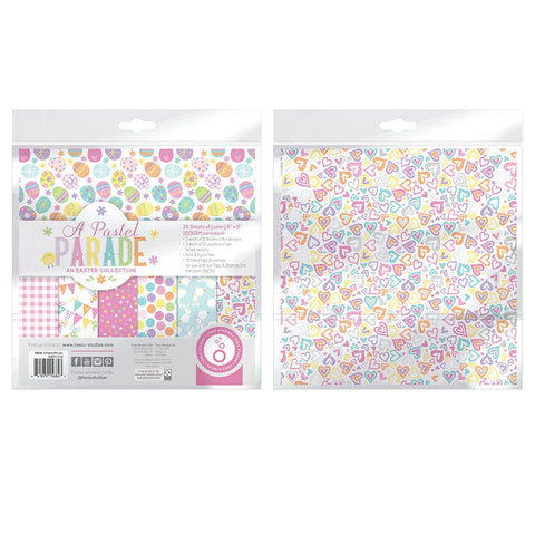 Tonic Studios Printed Papers A Pastel Parade 8