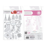 Load image into Gallery viewer, Tonic Studios Stamps A Candy Cane Christmas 3 Stockings Stamp Set - 5541e