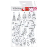 Load image into Gallery viewer, Tonic Studios Stamps A Candy Cane Christmas 3 Stockings Stamp Set - 5541e