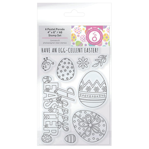 Tonic Studios Stamps A Pastel Parade Stamp Set - 5694e